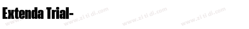 Extenda Trial字体转换